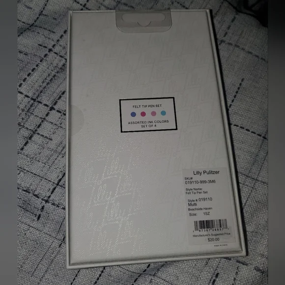 Lilly Pulitzer Colored Pen Set - Picture 2 of 2